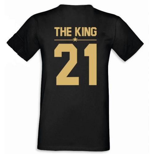 T-shirt oversize THE KING 21 outlet