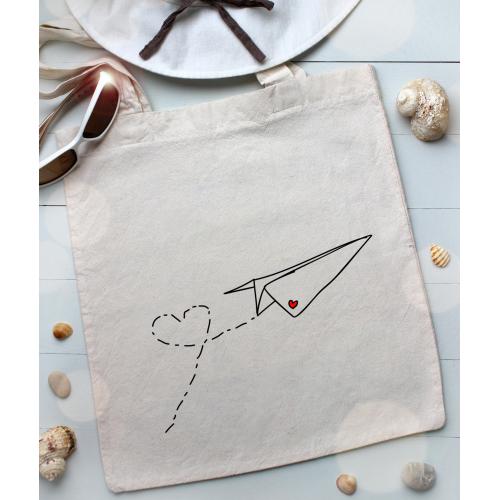 Torba bawełniana ecri owl