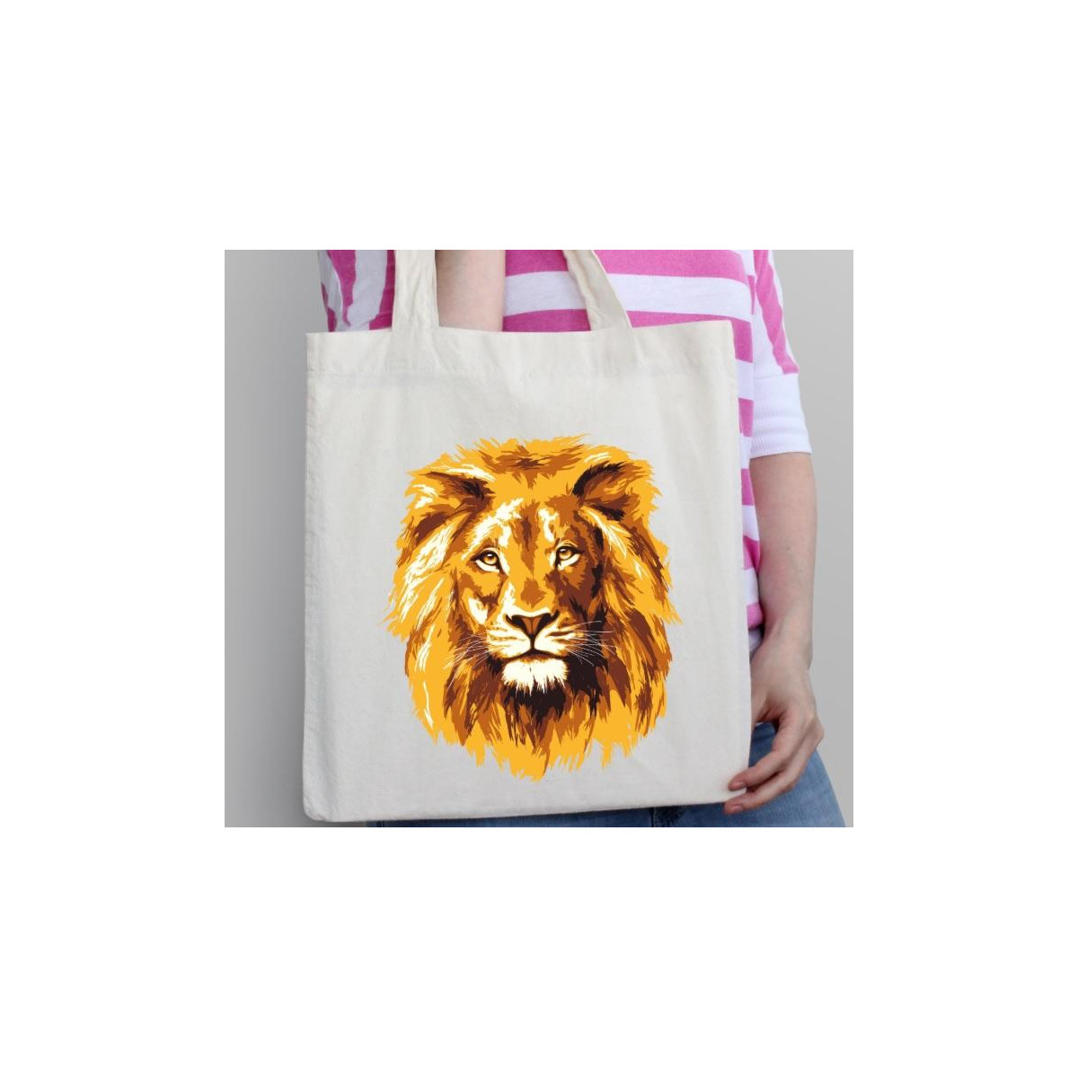 Torba bawełniana ecri unikorn dog