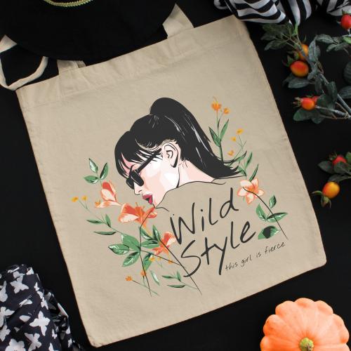 Torba bawełniana ecri king queen love