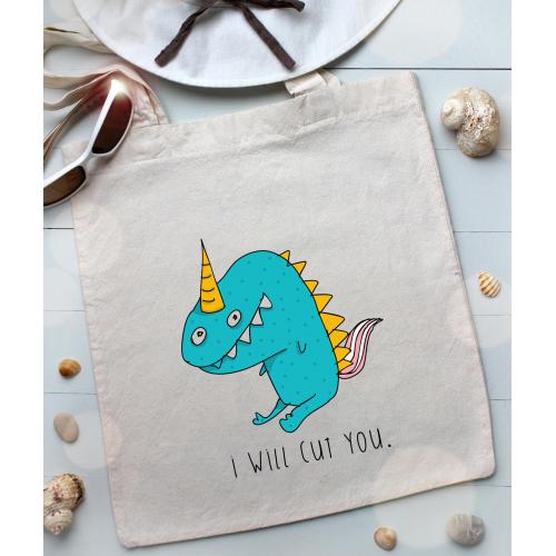 Torba bawełniana ecri cat cactus