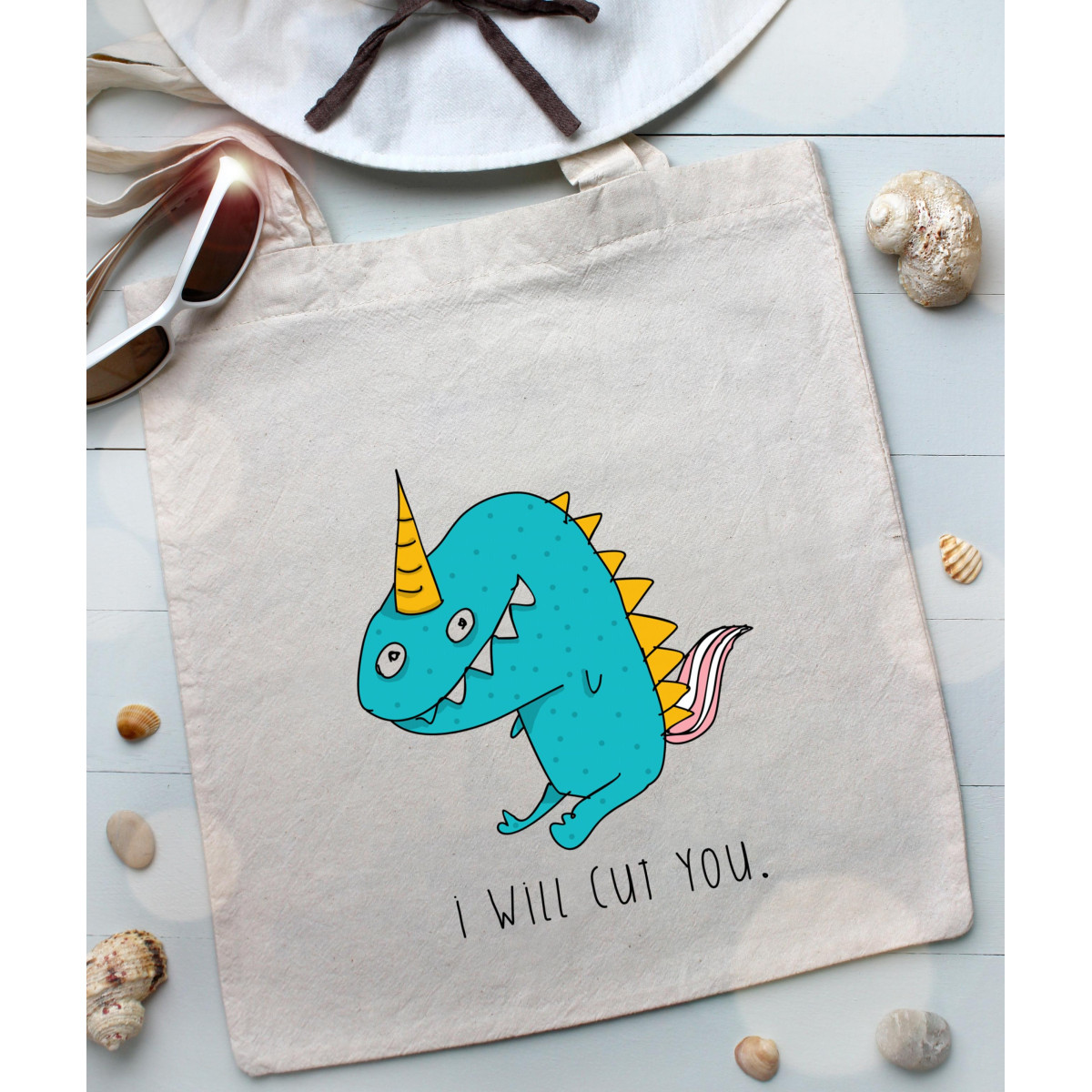 Torba bawełniana ecri cat cactus