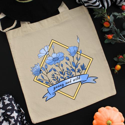 Torba bawełniana ecri I smeel spring