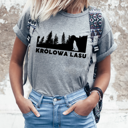 T-shirt | KRÓL I KRÓLOWA LASU BLACK