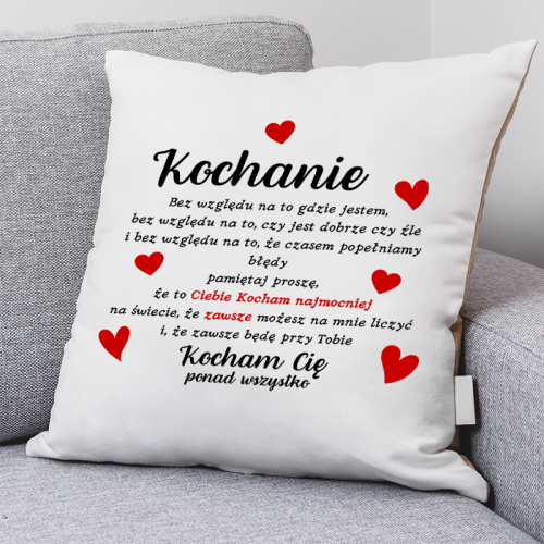 Poszewka | CIEBIE KOCHAM...