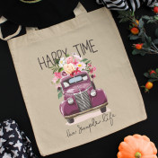 Torba bawełniana ecri king queen love