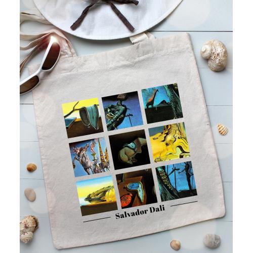 Torba bawełniana David michelangelo face