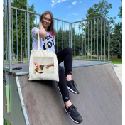 Torba bawełniana ecri dog michał anioł