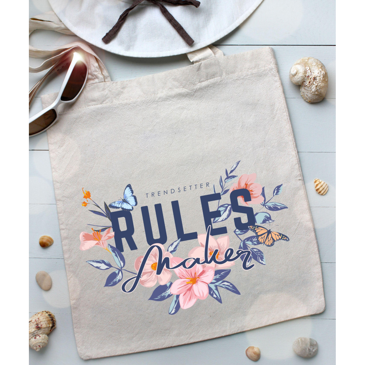 Torba bawełniana ecri king queen love