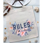 Torba bawełniana ecri king queen love