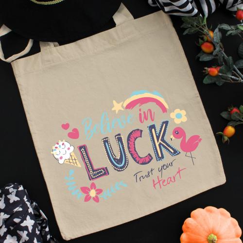 Torba bawełniana ecri king queen love