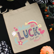 Torba bawełniana ecri king queen love