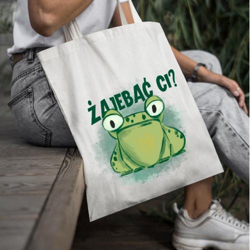 Torba bawełniana Żajebać ci 1