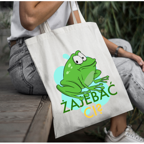 Torba bawełniana Żajebać ci 3