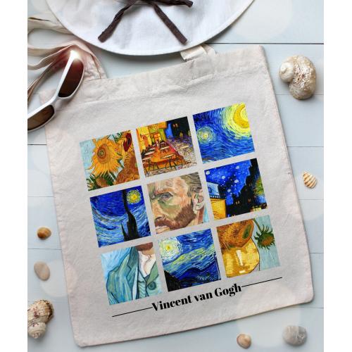 Torba bawełniana David michelangelo face