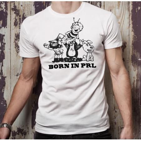 T-shirt oversize DTG Born in Prl black