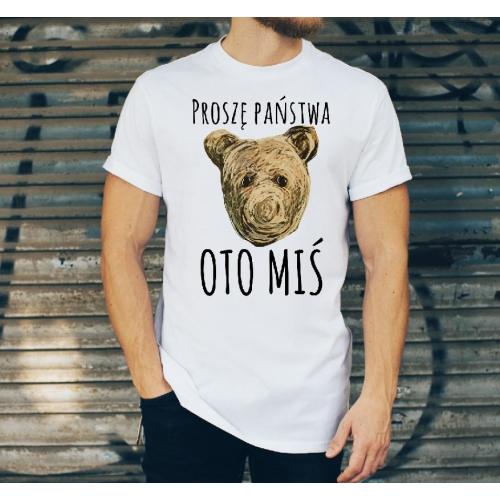 koszulka proszę państwa oto miś