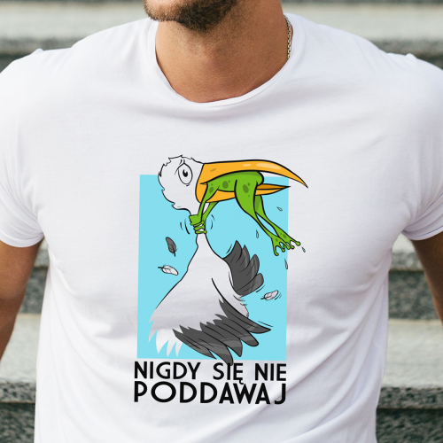 T-shirt oversize DTG nigdy...