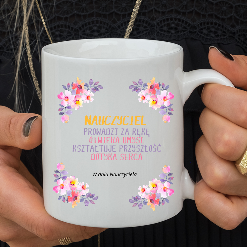 Kubek | Nauczyciel - Prowadzi za rękę [ outlet 1]