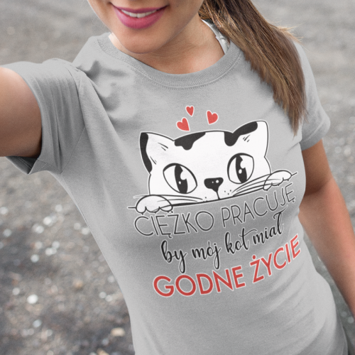 Ciężko Pracuję by Mój Kot...