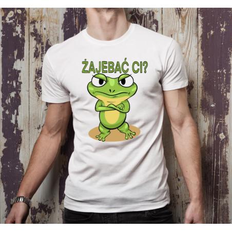 T-shirt oversize DTG Żajebać ci XD