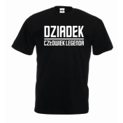 T-shirt oversize dziadek człowiek legenda