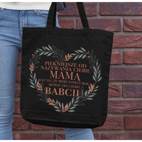 Torba bawełniana/czarna...