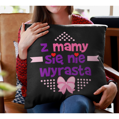 PODUSZKA czarna Z mamy sie...