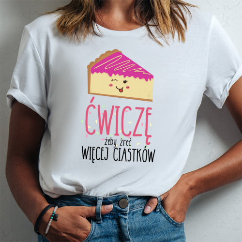 T-shirt | Ćwiczę, żeby żreć...