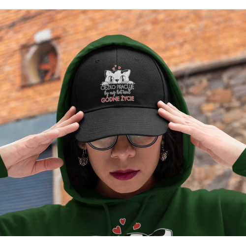 Czapka baseball Ciężko pracuje