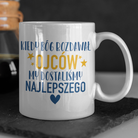 Kubek Z Nadrukiem Kiedy Bóg Rozdawał Ojców [Outlet 2]