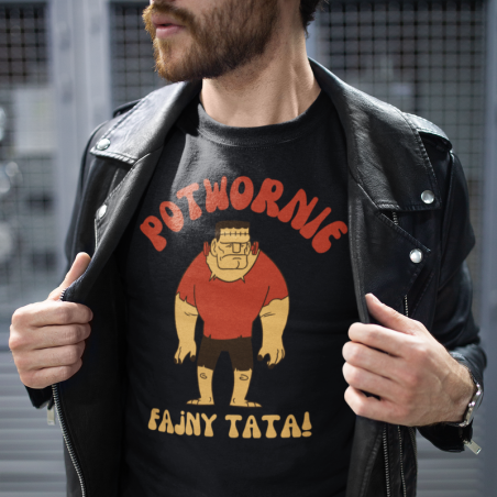 T-shirt Potwornie Fajny Tata! - Red [outlet 2]