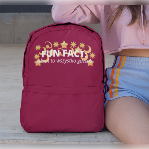 Plecak premium | Fun Fact...