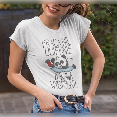 T-shirt lady slim Praca nie...