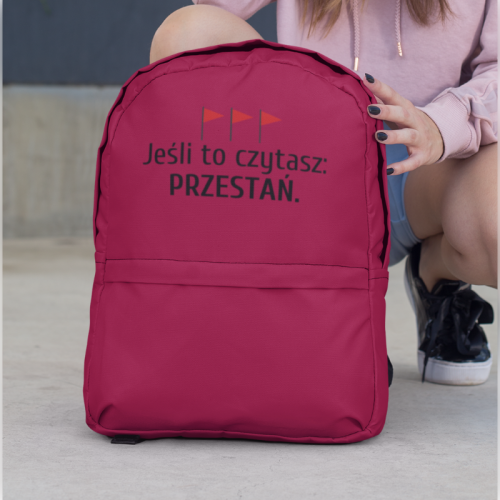 Plecak premium | Jeśli to...