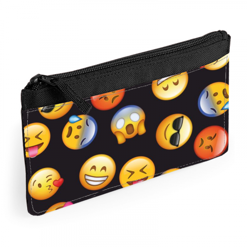 Piórnik druk EMOJI BLACK