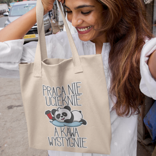 Torba bawełniana Praca nie...