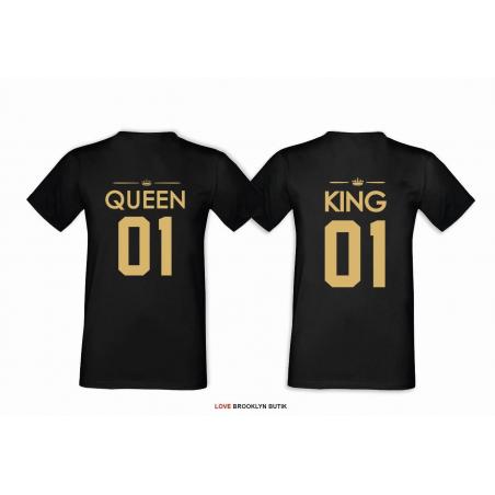 T-shirt DLA PAR 2 SZT QUEEN & KING COLOR