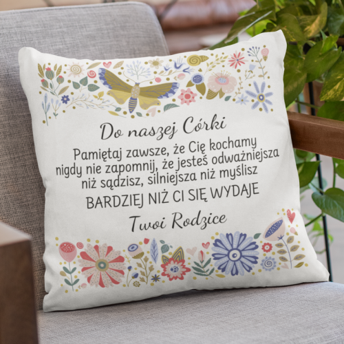 Poduszka | Do naszej córki,...