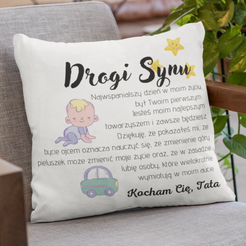 Poduszka | Drogi synu,...