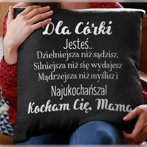 PODUSZKA | Do córki kocham...