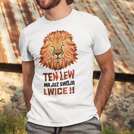 T-shirt | Ten lew ma już swoją lwicę