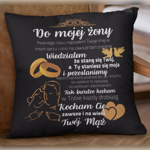 PODUSZKA | Do mojej żony...