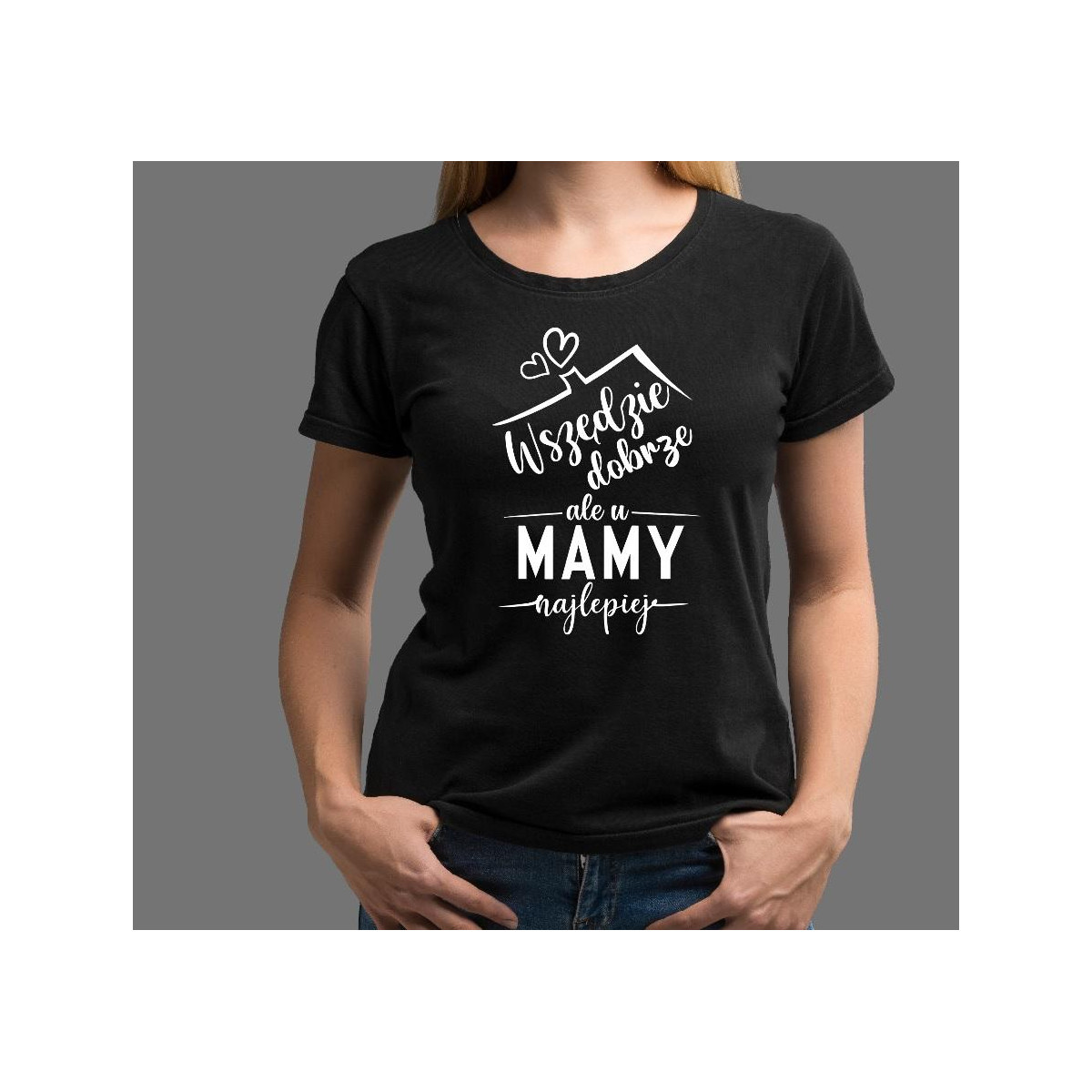 T-shirt lady CZARNA Friends 6