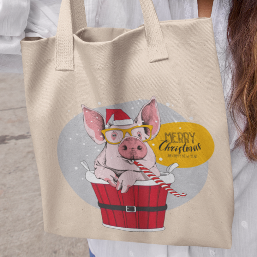 Torba |Merry Christmas pig