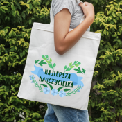 Torba bawełniana ecri Najlepsza nauczycielka