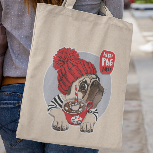 Torba | Merry pug party 2