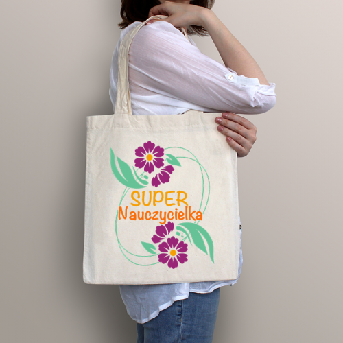 Torba bawełniana ecri Super...