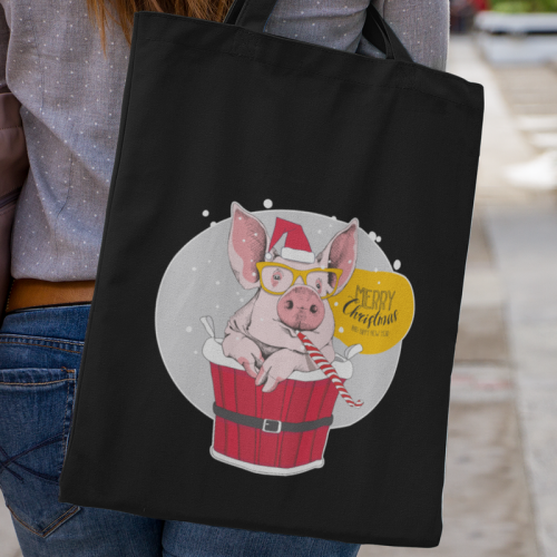 Torba | Merry Christmas pig 3