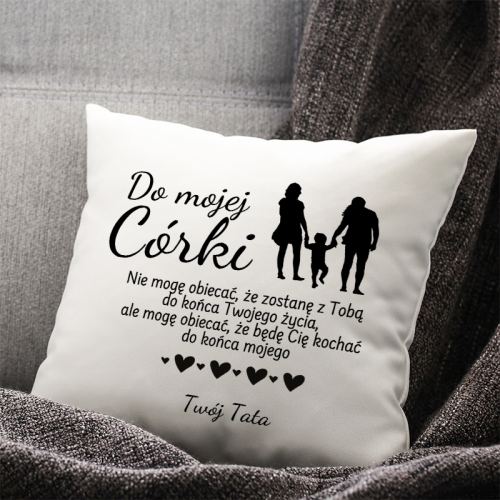 Poduszka | BĘDĘ CIĘ KOCHAĆ...